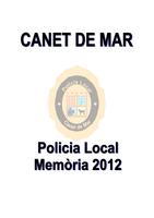 Memria Policia Local - 2012