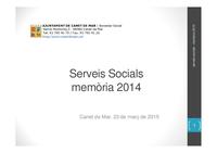 Memria 2014 Serveis Socials