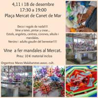 Cartell mandales al mercat - desembre 2015